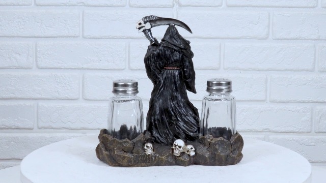 Amazon.com: Ebros Gift Day Of The Dead Grim Reaper Standing On